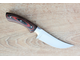 Нож Ассасин разделочный из кованой стали Х12МФ с накладками из микарты черно-красной