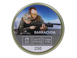 Пули для пневматического оружия Borner Barracuda 0,70 грамм, калибр 4,5 мм (250 шт)
