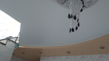 Белый сатин ,цветной глянец .