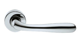 Дверные ручки Morelli Luxury "RUBINO" CRO Цвет - Полированный хром Дверные ручки Morelli Luxury "RUBINO" CRO Цвет - Полированный хром