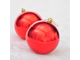 Елочные шары красные 6 см, набор 12 шт. Арт. 2478-25