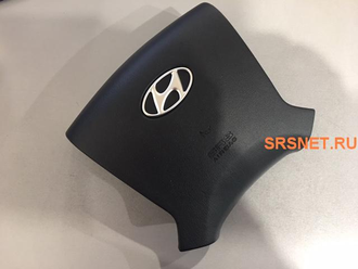 Восстановление внешнего вида (крышки) подушки безопасности водителя Hyundai Starex
