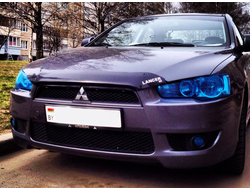 Синяя тонировочная плёнка для фар и ПТФ