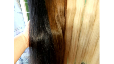 Лучшие натуральные волосы для капсульного наращивания в Краснодаре фото от домашней студии Ксении Грининой 3