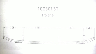 Коньки TM 100303T (223021T) (без вставок) для снегохода Polaris WIDETRAK LX 550,RMK 600/700/800, SWITCHBACK 600/800, INDY 550/600, IQ 550/600
