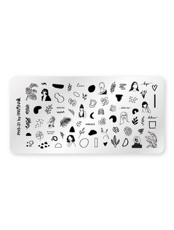 Пластина для стемпинга PNS-21 (6*12 см) ParisNail