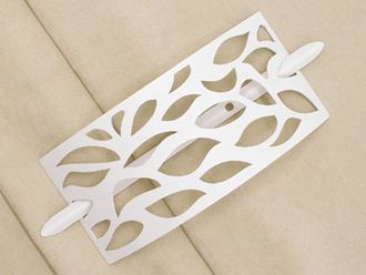Декоративная пряжка для украшения и драпировки шторы: белая и серая
