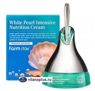 Farmstay Питательный крем с экстрактом жемчуга для сухой тусклой кожи Nutrition Cream. 50 г. 777308