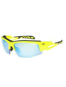 Спортивные очки Goggle TROY T672-3 matt neon yellow-gray