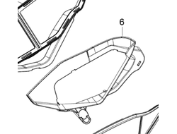 Адаптер воздушного фильтра оригинал BRP 508001021/ 508000687 для BRP LYNX/Ski-Doo (Adapter)