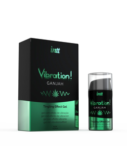 Жидкий интимный гель с эффектом вибрации Vibration! Ganjah - 15 мл. Производитель: INTT, Бразилия