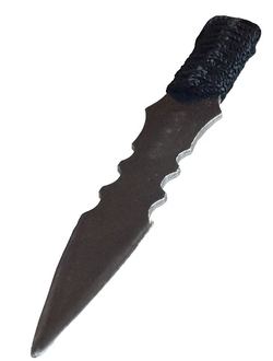 Нож для пуэра, металл с оплёткой нитью