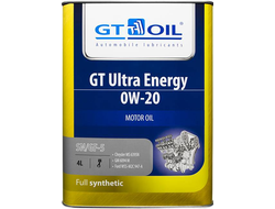 МАСЛО МОТОРНОЕ GT OIL ULTRA ENERGY 0W-20 4л