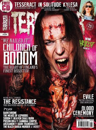 TERRORIZER Magazine June 2013 Children Of Bodom Cover Иностранные  журналы, Intpressshop