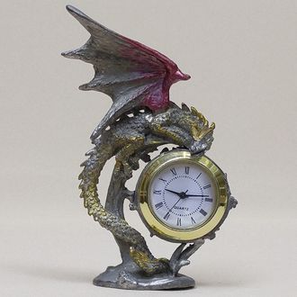 Часы &quot; Дракон&quot; настольные, 11 см, металл, ручная работа