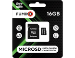 Карта памяти FUMIKO 16GB MicroSDHC class 10 (c адаптером SD)