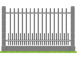 Сварные секции для заборов