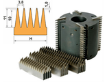 Ножи для нарезания мини-шипа на станках с торцовочным узлом 100 мм