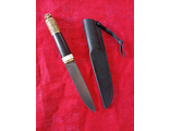 нож баклановский(вставка кость,клинок дамаск)
