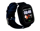 Детские часы-телефон с GPS-трекером Smart Baby Watch Q90 Черные