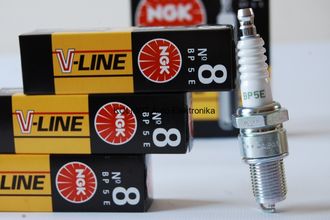 Свечи зажигания NGK V-LINE №8 BP5E 4669,2364 (BENTLEY)  в индив. уп. компл.