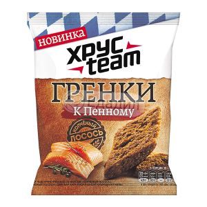 Гренки Хрустим копченый лосось п/у 105г