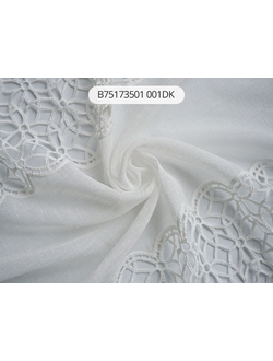 Арт. B75173501. Вуалевая ткань с ришелье для легких штор