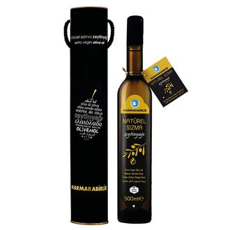 Масло оливковое натуральное нерафинированное первого холодного отжима &quot;Extra Virgin Olive Oil&quot; (Naturel Sizma Zeytinyagi), туба, подарочная упаковка, 500 мл, Marmarabirlik, Турция