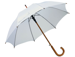 Зонт-трость с автоматическим открытием, белый и цветной, 18040588