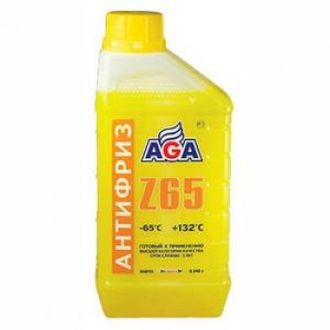 Антифриз AGA Z65 (желтый), 1 кг.