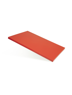 Доска разделочная 500х350х18 мм красная пластик