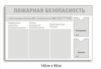 Стенд &quot; Пожарная безопасность&quot;