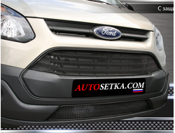 Premium защита радиатора для Ford Tourneo Custom (2014-2018) из 2-х частей