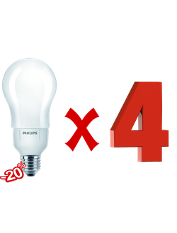 Комплект энергосберегающих ламп Philips Ecotone Ambience 6w E27
