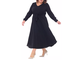 Нарядное женское платье трапеция из мягкого гофрированного материала  Арт. 14538-7984 (Цвет черный) Размеры 52-66