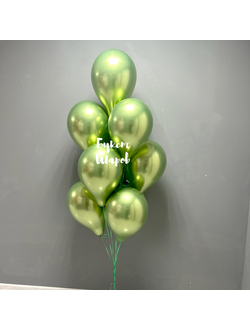 Лайм хром 30см шары с гелием магазин букет шаров