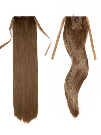 Шиньон-хвост на ленте из искусственных волос (прямой) 60 см Тон № 10