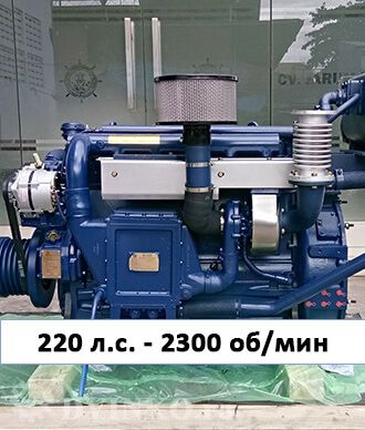 Судовой двигатель WP6C220-23 220 л.с. 2300 об/мин