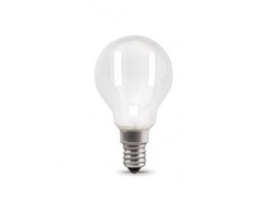 Лампа светодиодная Gauss Filament Шар G45 E14 5W(420lm) 2700K 2K матов. 80x45 филамент (нитевидная), 105201105