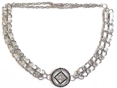 "Стамбул", подхваты для штор металлические со стразами