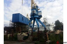 Поставка блок-контейнерной станции 250 кВт для судостроительного предприятия Санкт-Петербурга