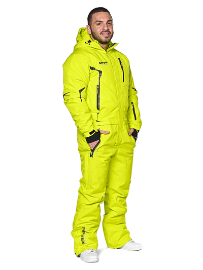 Мужской комбинезон  SNOW Headquarter  A-89001 ЛИМОННЫЙ