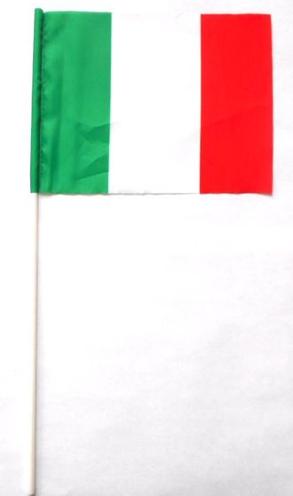 Флаг махательный Италия  (15х23)