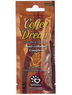Cofee Dream с маслом кофе, маслом Ши и бронзаторами саше 15мл  (крем для загара в солярии) артикул 501042