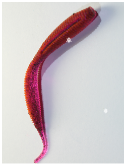 Резина съедобная Сирена  Viking 75 mm. уп-ка 8шт. Цвет Слива