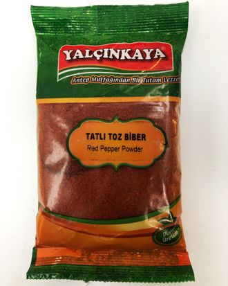 Перец красный (паприка сладкая) молотый (Tatlı Toz Biber), 70 гр., Yalçinkaya, Турция