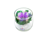 Цветы в стекле. Композиция c натуральной орхидеей, SSO / Подарок для женщин 8 марта