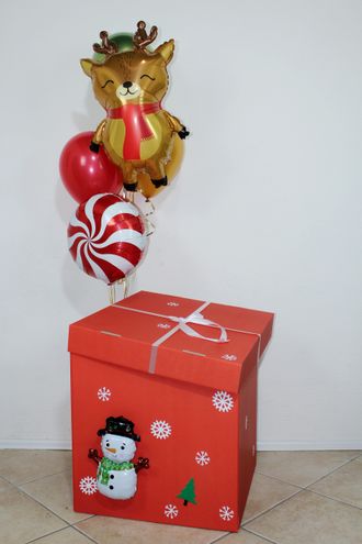 Коробка-сюрприз "Новогодний Олень"