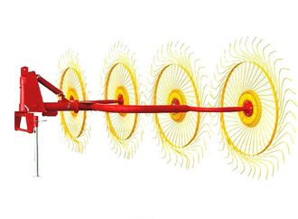 Грабли Кормилец 4-х колесные доставка по РФ и СНГ