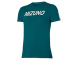 Футболка Mizuno гавань синяя 100% хлопок